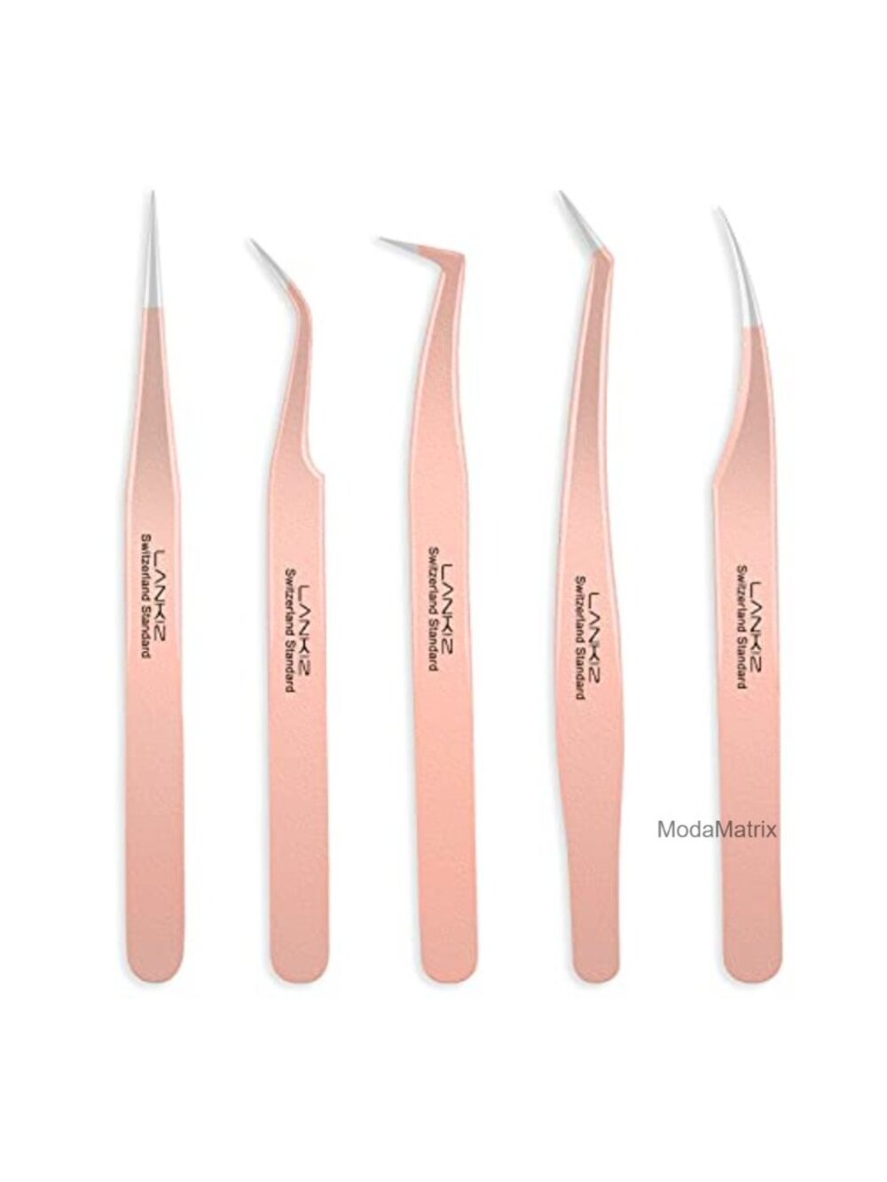 Lash Extension Tweezers Set Stainless Steel Isolation & Volume